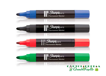 Pennarello Sharpie M15 permanente punta tonda Pennarello Sharpie M15 permanente punta tonda