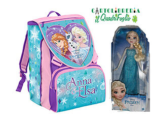 Zaino Frozen estensibile Seven con Bambola Omaggio