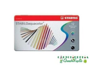 Matite acquerellabili Stabilo Aquacolor Cf.12