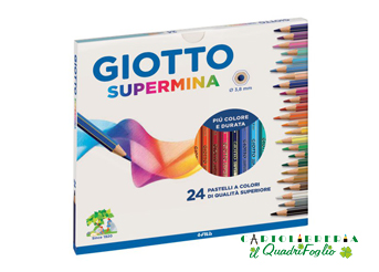 Pastelli Giotto Supermina mm.3,8 Cf.24