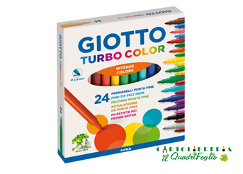 Pennarelli Giotto Turbo Color punta fine Cf.24