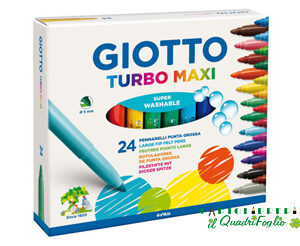 Pennarelli Giotto Turbo Maxi punta grossa Cf.24