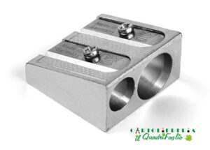 Temperino in metallo 2 fori