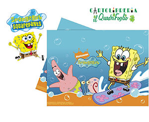 Tovaglia compleanno Spongebob cm.120×180