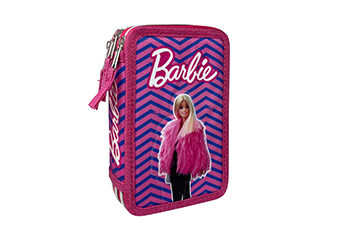 Astuccio portacolori 3 cerniere Barbie Scuola Astuccio portacolori 3 cerniere Barbie Scuola