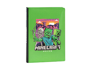Diario Minecraft Movie Scuola 12 Mesi Colore Verde
