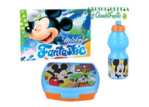 Set Portamerenda Borraccia Tovaglietta Topolino