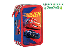 Astuccio portacolori Cars 3 cerniere Scuola