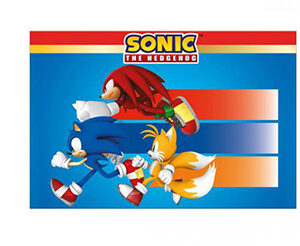 Tovaglia festa compleanno Sonic cm.120x180