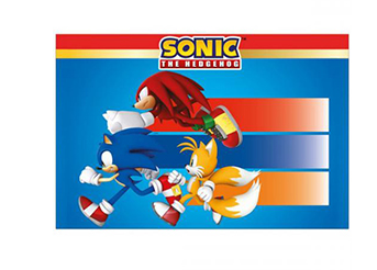 Tovaglia festa compleanno Sonic cm.120x180