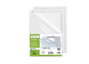 Buste documenti ad L trasparenti lisce Sei Rota 21x30 Conf.25