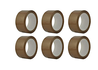 Nastro adesivo da imballaggio avana marrone 50x66 Conf.6 Nastro adesivo da imballaggio avana marrone 50x66 Conf.6
