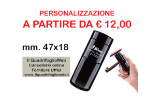 Timbro Tascabile Autoinch. S723 Shiny 4 righe