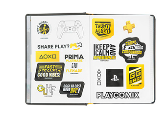 Diario Play Comix Gamer Scuola 2023 - 2024 Interno con Stickers per decorare pagine e oggetti
