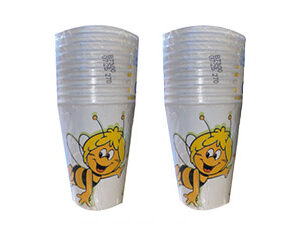 Bicchieri festa compleanno Ape Maia Pz.10