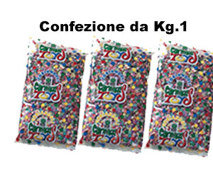 Coriandoli festa colorati in confezione da Kg.1