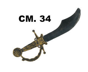 Sciabola Grande Carnevale per vestito da Pirata Cm.34