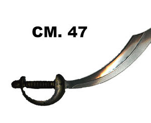 Sciabola Grande Carnevale per vestito da Pirata Cm.47