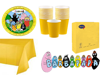 Set Kit Completo Festa Compleanno Barbapapà Set Kit Completo Festa Compleanno Barbapapà