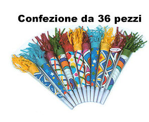 Set Kit Trombette Colorate Carnevale CM.35 Conf.36