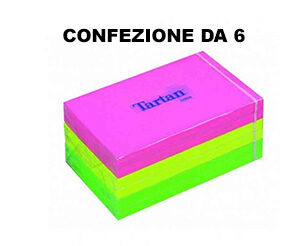 Stick Notes 76x127 Neon Multicolore Cf.6