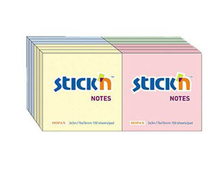 Stick Notes 76x76 Pastello Multicolore Cf.12