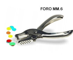 Perforatore a Pinza in metallo 1 Foro Rotondo