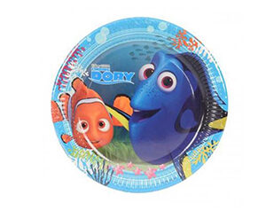 Piatti grandi festa compleanno alla ricerca di Dory Pz.8
