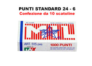 Punti per cucitrice 24-6 Zenith capacità cucitura 25 fogli Conf.10