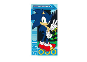 Telo Spiaggia Mare Cartone Animato Sonic Cm. 70 x 140