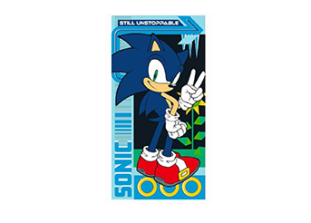 Telo Spiaggia Mare Cartone Animato Sonic Cm. 70 x 140 Telo Spiaggia Mare Cartone Animato Sonic Cm. 70 x 140