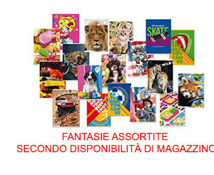 Quadernoni Quadretti 5mm per 2-3 elementare Fantasie Assortite Confezione pz.10