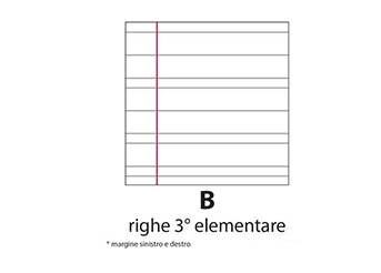 esempio rigatura B esempio rigatura B