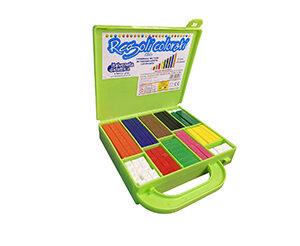 Regoli colorati didattici scuola pz.200