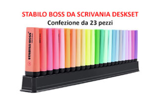 Evidenziatori Stabilo Boss Original Deskset Scrivania Conf. da 23