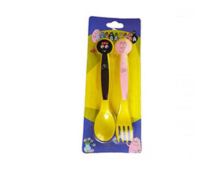 Set di posate personaggi cartone animato Barbapapà