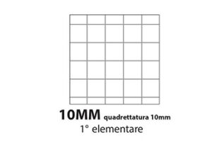 Quadernoni Quadretti 10mm-1cm 1 elementare Fantasie Assortite Confezione pz.5 esempio rigatura 10 mm - 1 cm