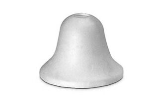 Campana in polistirolo per decorazione cm.9x9,5 Confezione da 15