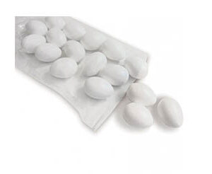Uovo in plastica per decorazione cm.6,5 Confezione da 50