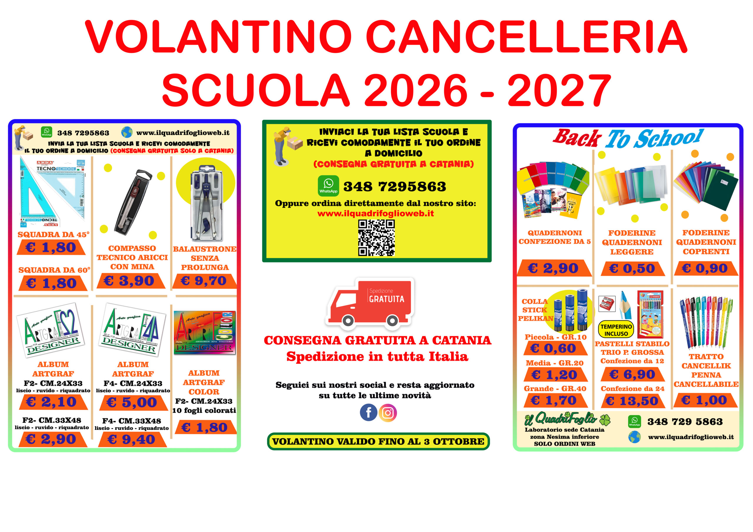SLIDE CANCELLERIA SCUOLA 2026-2027